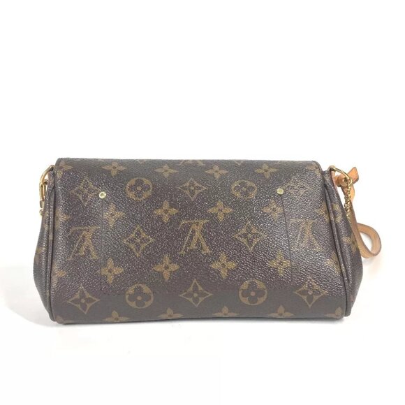 LOUIS VUITTON M40717 Monogram Favorit PM 3WAY Handbag Clutch Bag Shoulder Bag - Picture 3 of 13